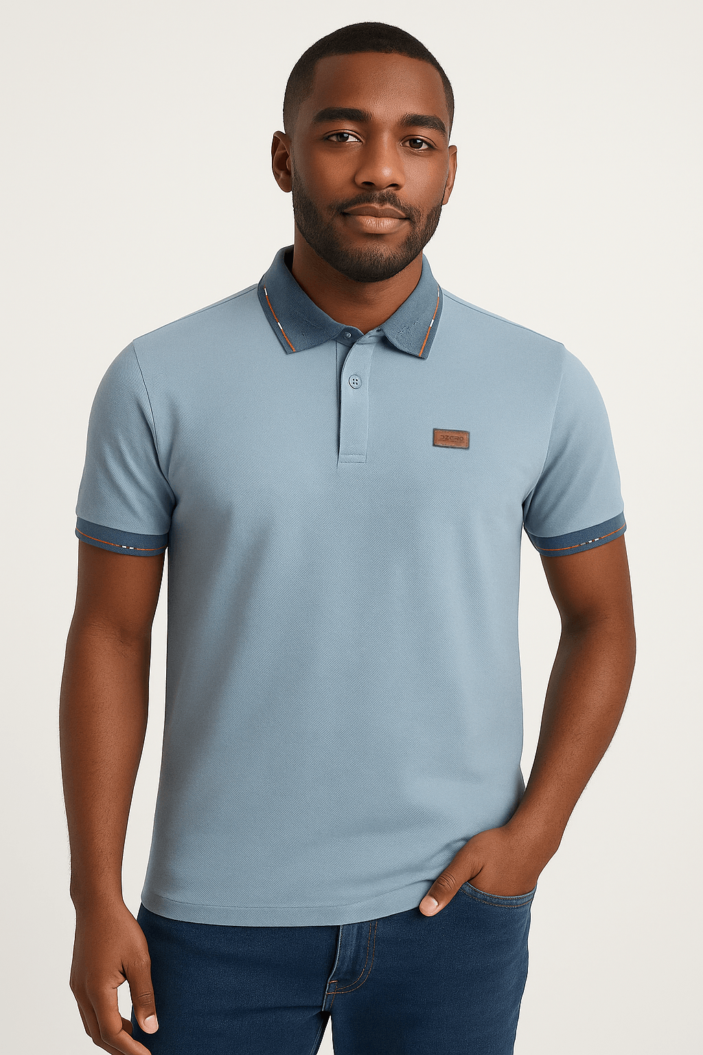 Polo Manga Curta Vilejack Plus Size Masculina Vermelho - Lojas Pompéia