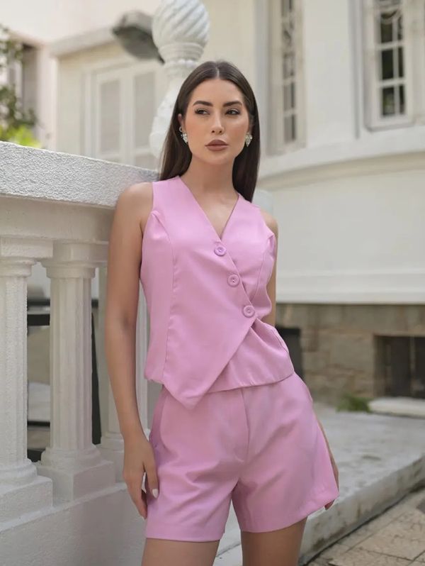 Colete Sensoriale Feminino ROSA CLARO G