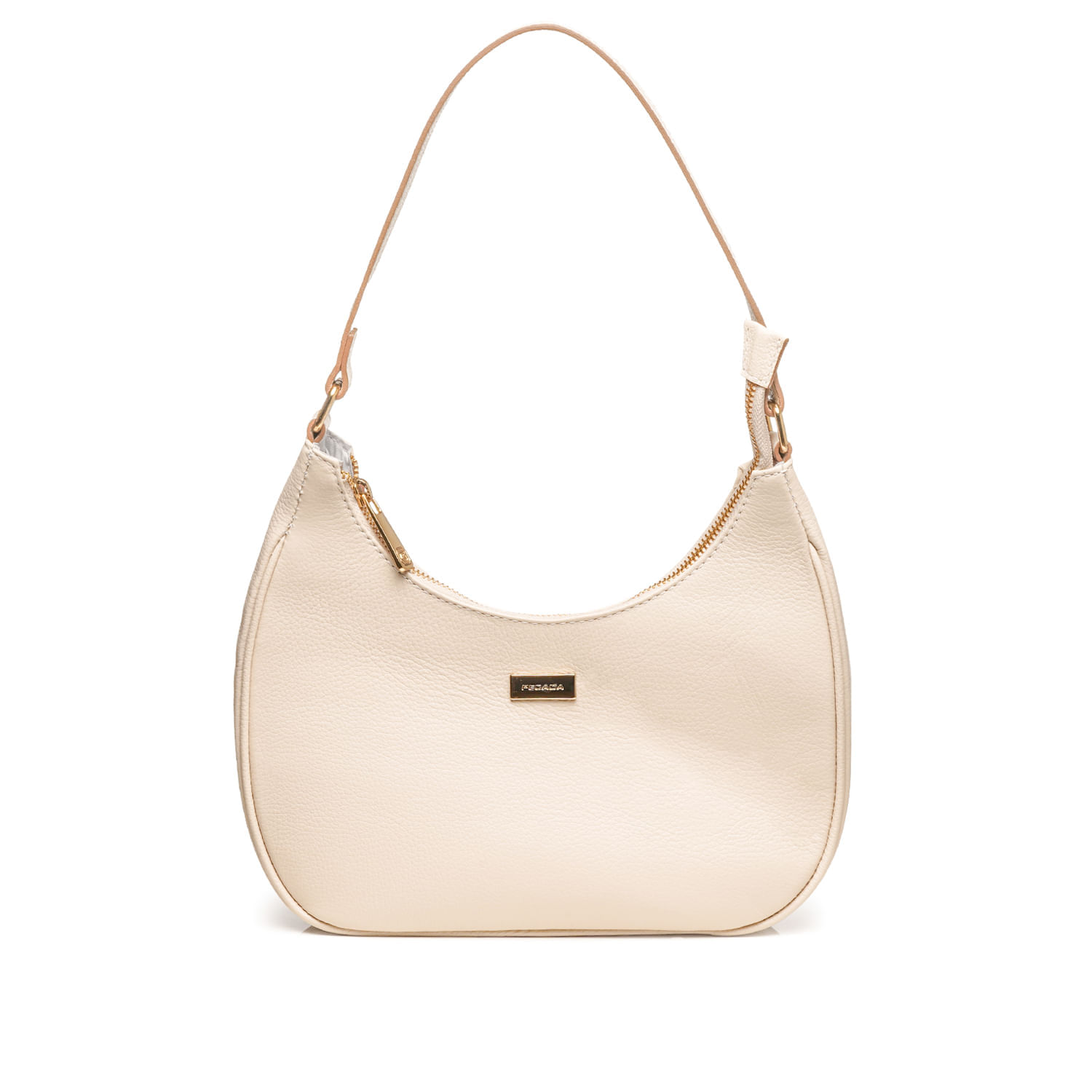 Bolsa Pegada Feminina Tiracolo em Couro Off White BO210010-03