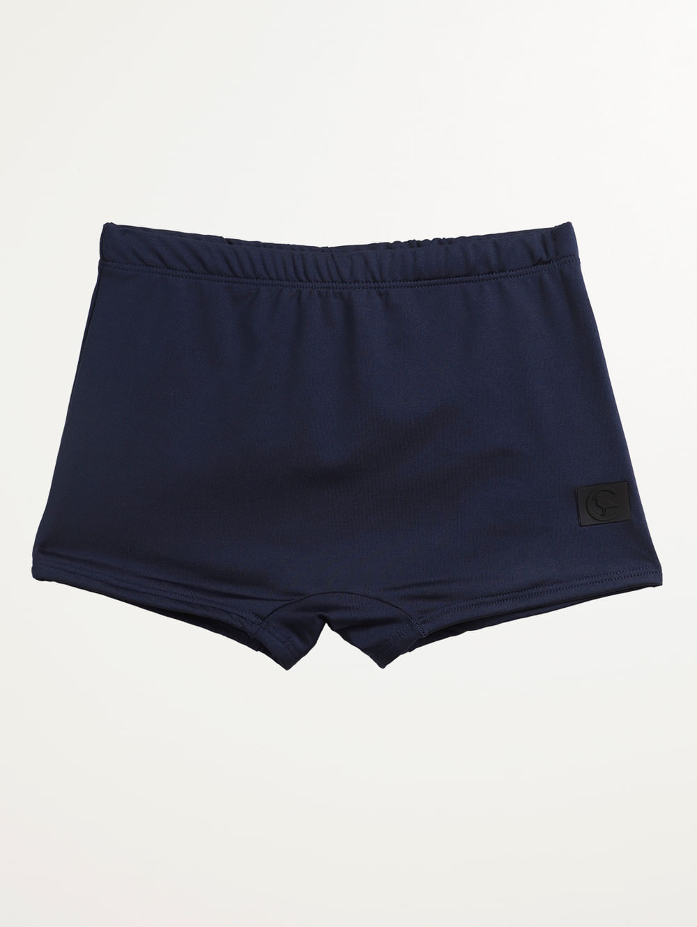 Sunga Boxer Lisa Com Listras Juvenil Para Menino - AZUL - Lojas