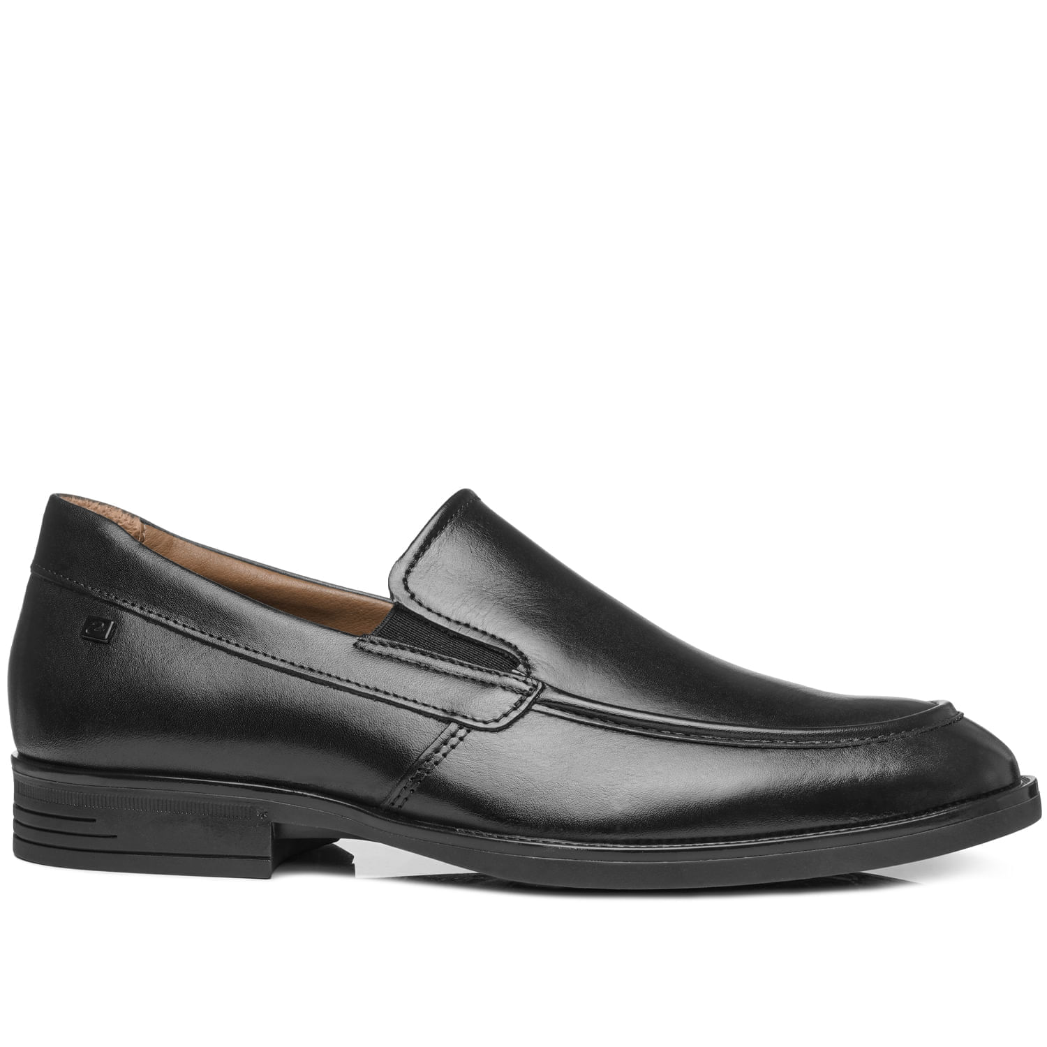Sapato Casual Pegada Masculino em Couro Preto 126955-01