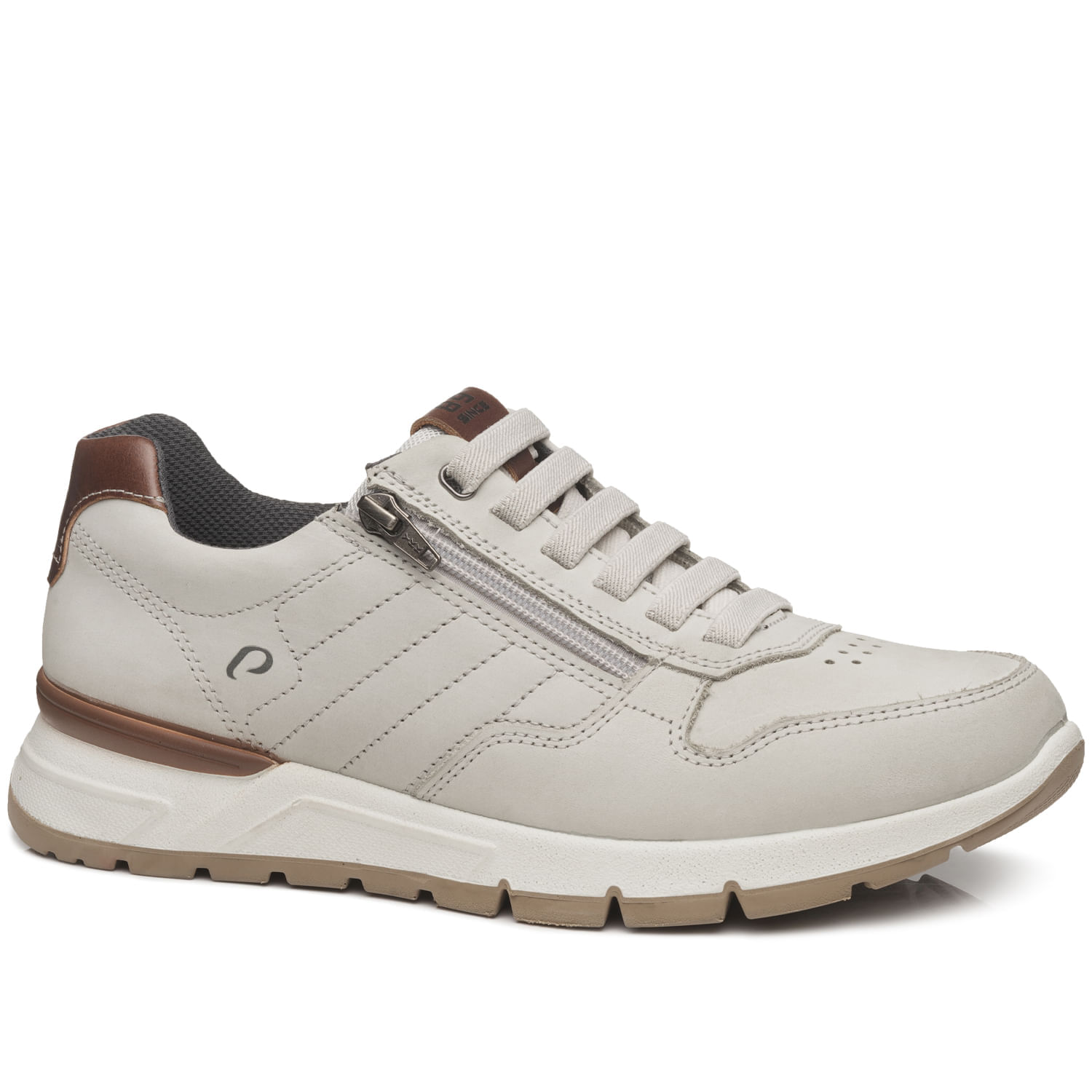 Tênis Casual Pegada Masculino em Couro Gelo 111603-08