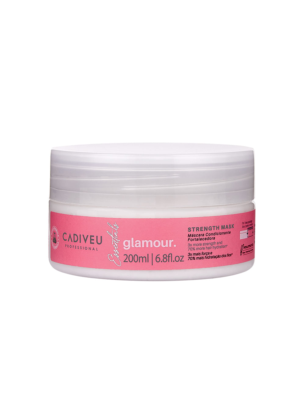 Máscara Capilar Glamour Cadiveu 200ml UNICO