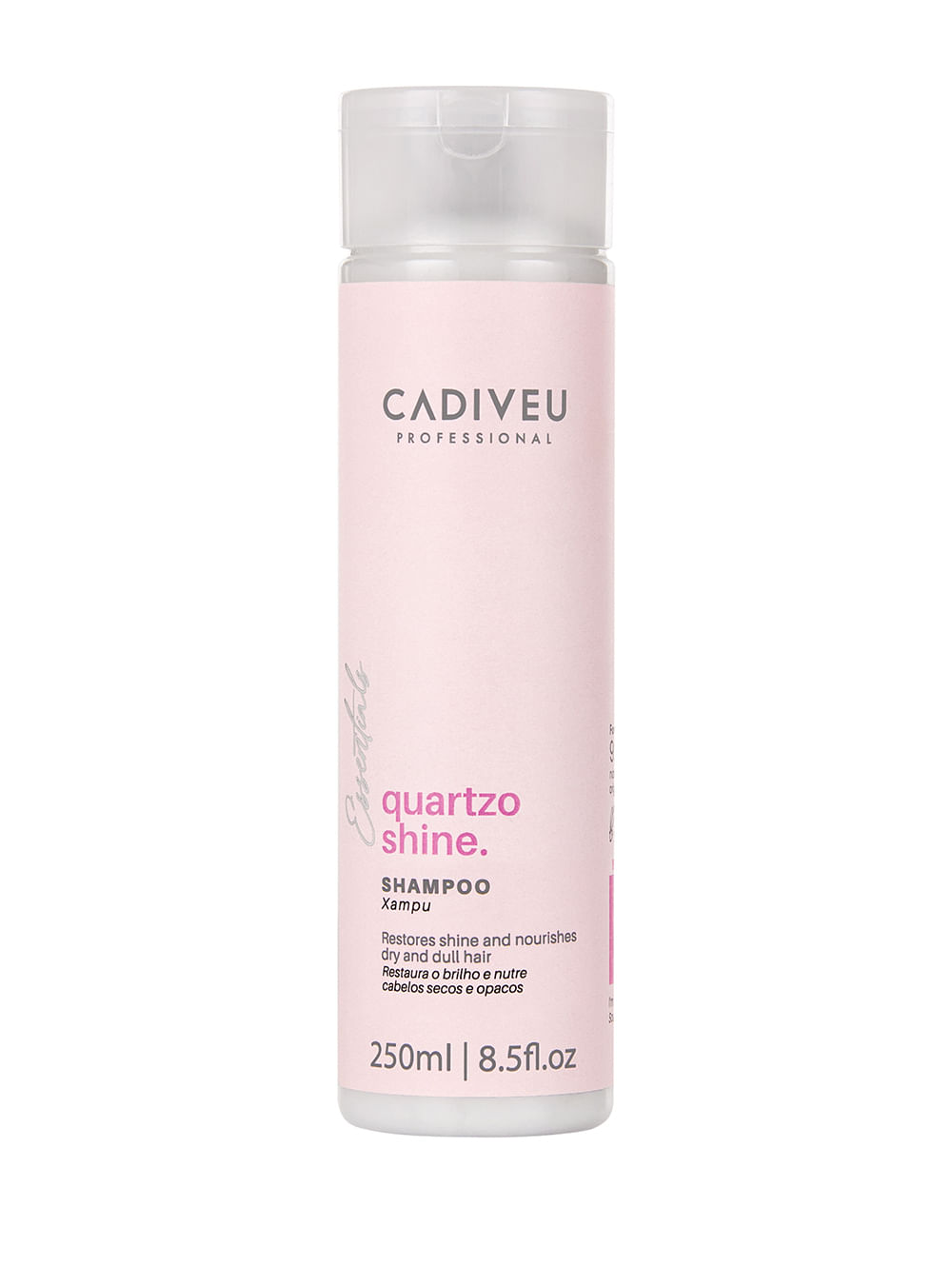 Shampoo Essentials Quartzo Shine Cadiveu 250ml UNICO
