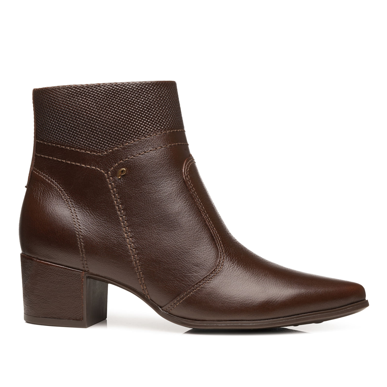 Bota Pegada Feminino em Couro Pinhao 280906-04