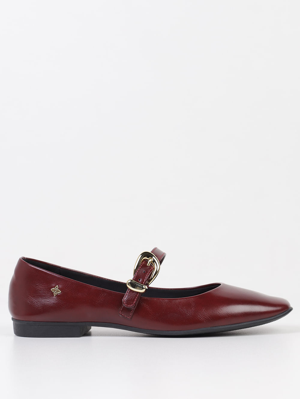 Sapatilha Com Fivela Feminina BORDO