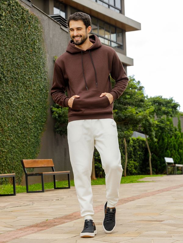 Calça Moletom 3 Bolsos Jogger Masculino OFF WHITE GG