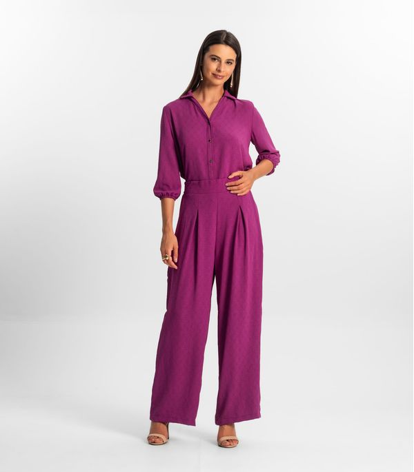 Calça Reta Feminina Rovitex Roxo P