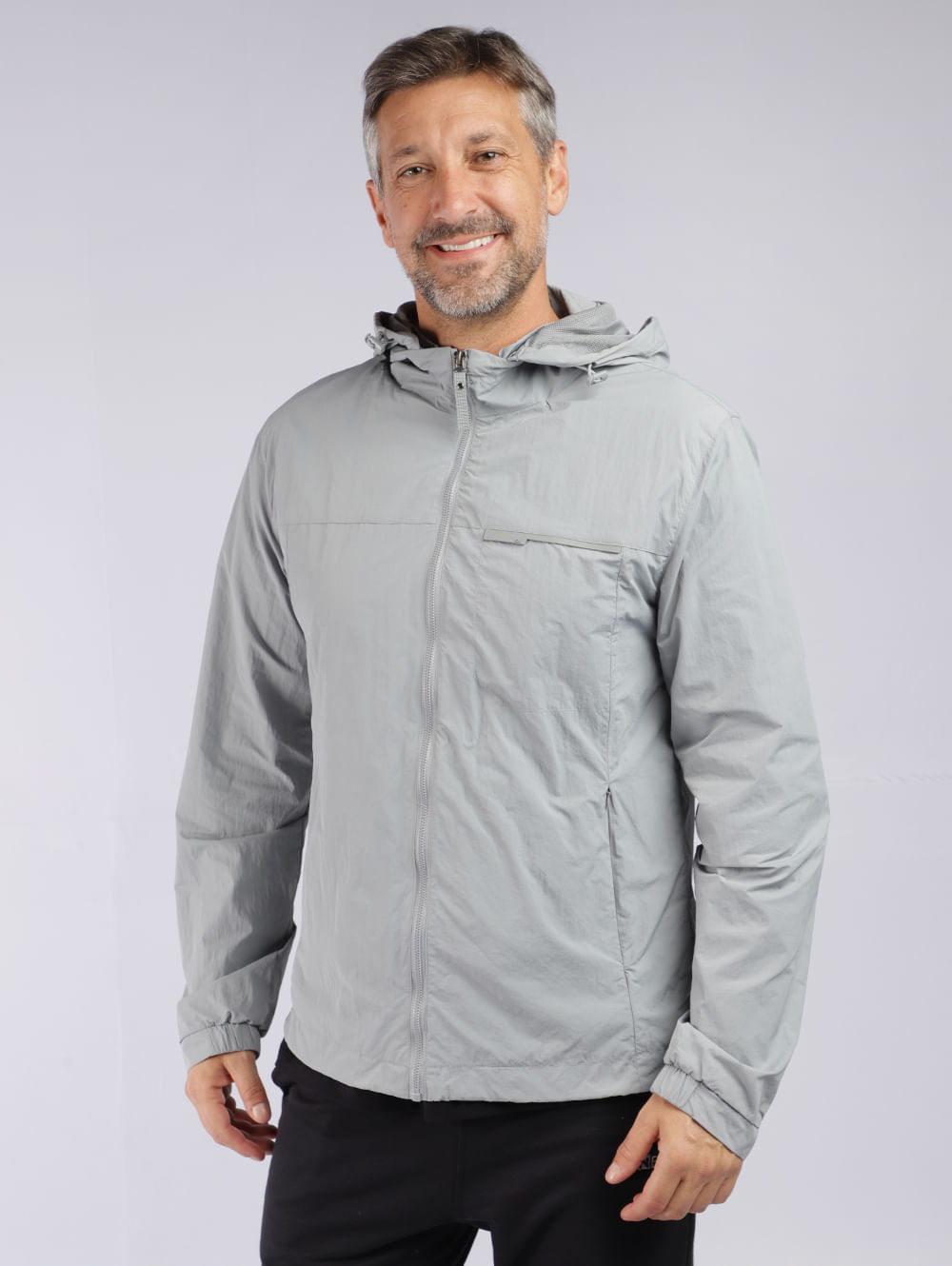 Jaqueta Corta-Vento Masculina CINZA