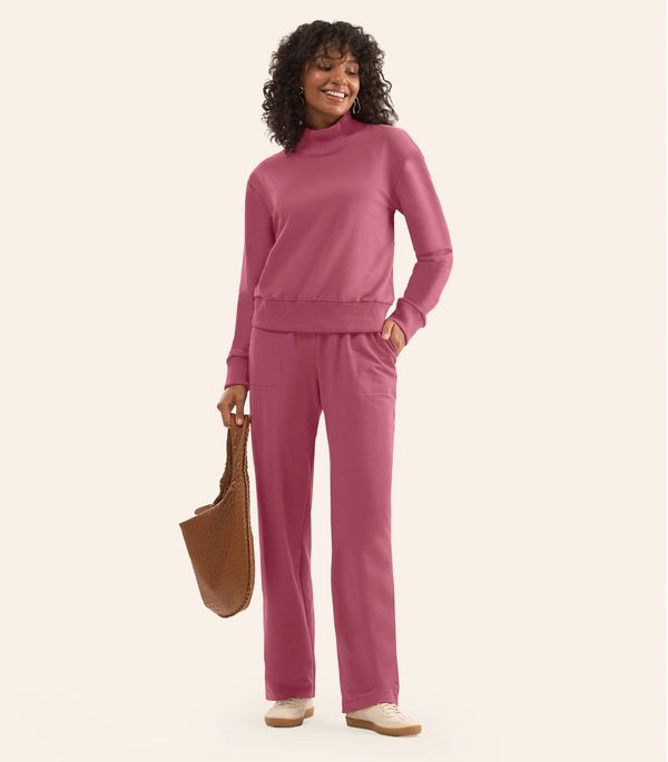 Conjunto Blusão Com Calça Feminino Rovitex Vermelho M