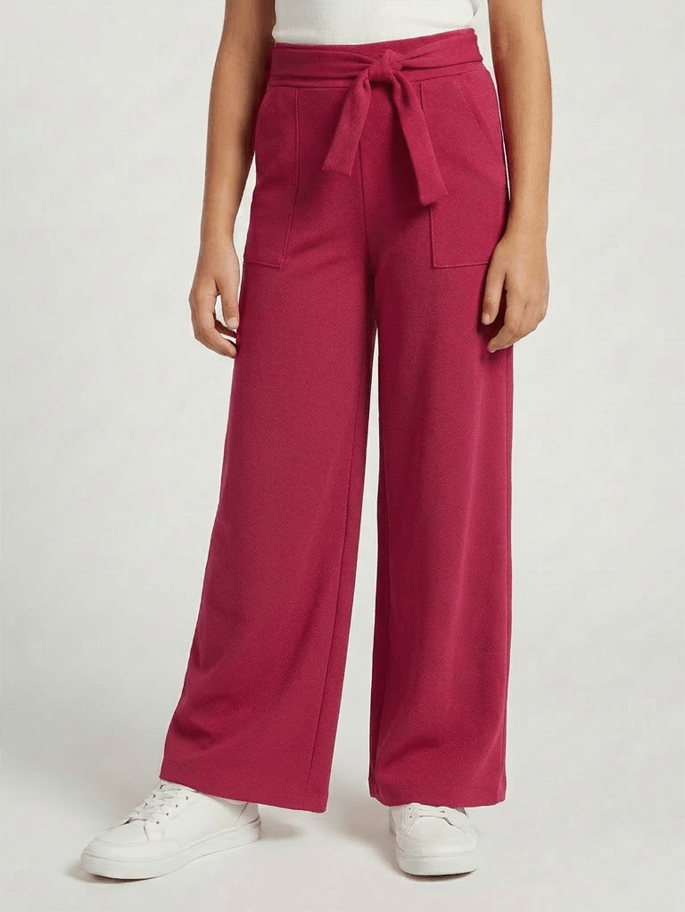 Calça Wide Leg Juvenil Para Menina - PINK