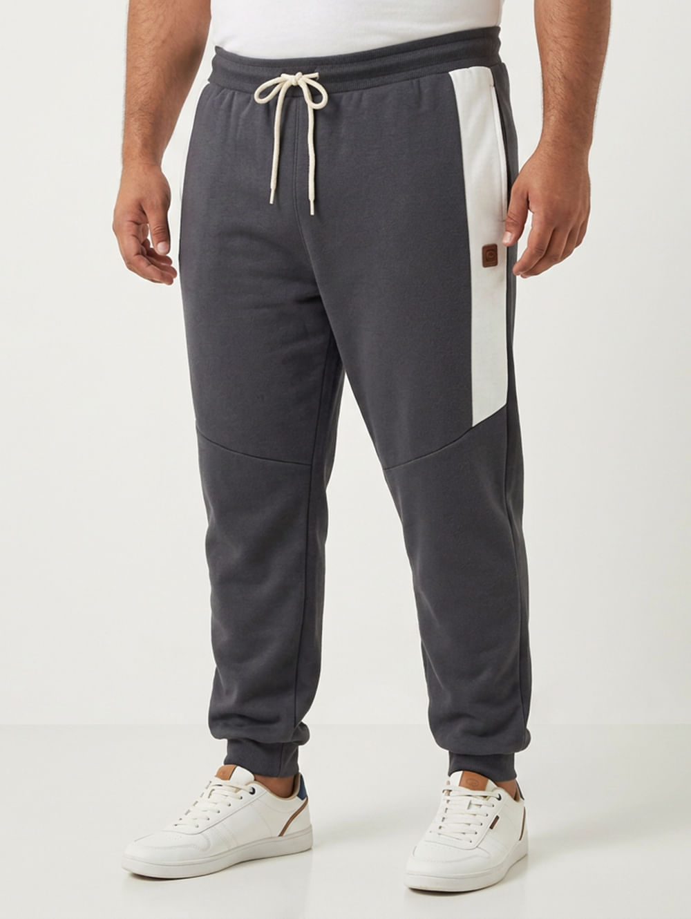Calça Moletom Jogger Plus Size Masculina CHUMBO