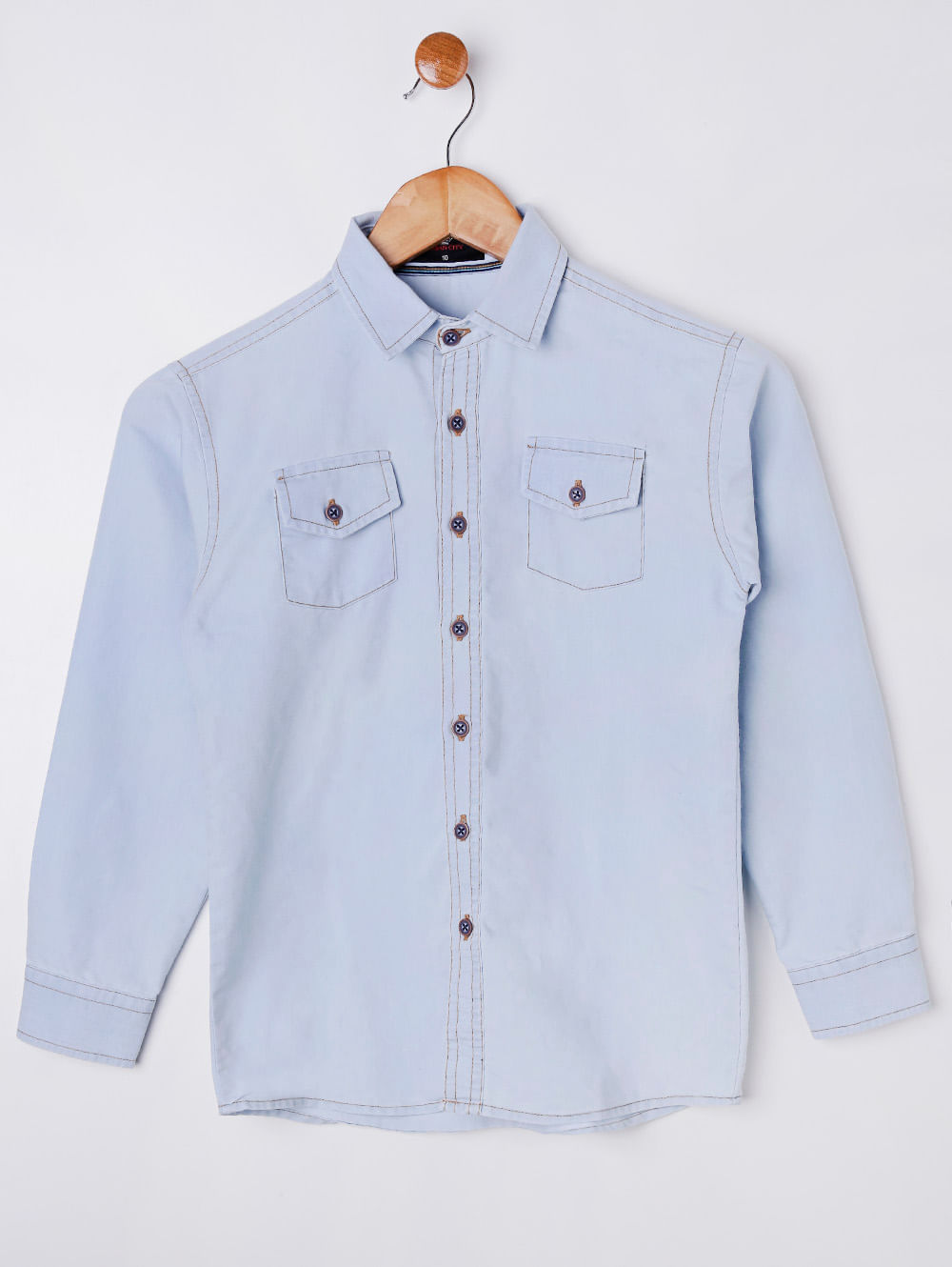 Camisa jeans juvenil Clearance