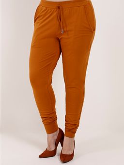 calça jogger caramelo feminina