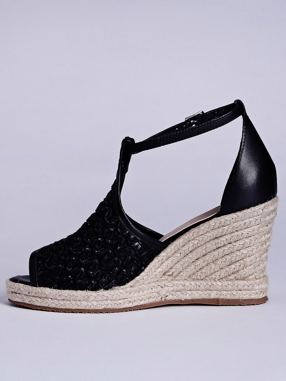 sandalias espadrille anabela