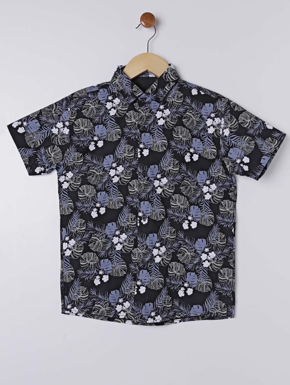 camisa floral juvenil