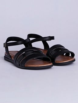 rasteira comfortflex preta