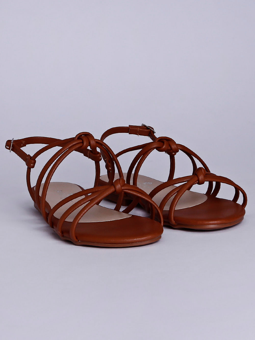 sandalia rasteira de tiras