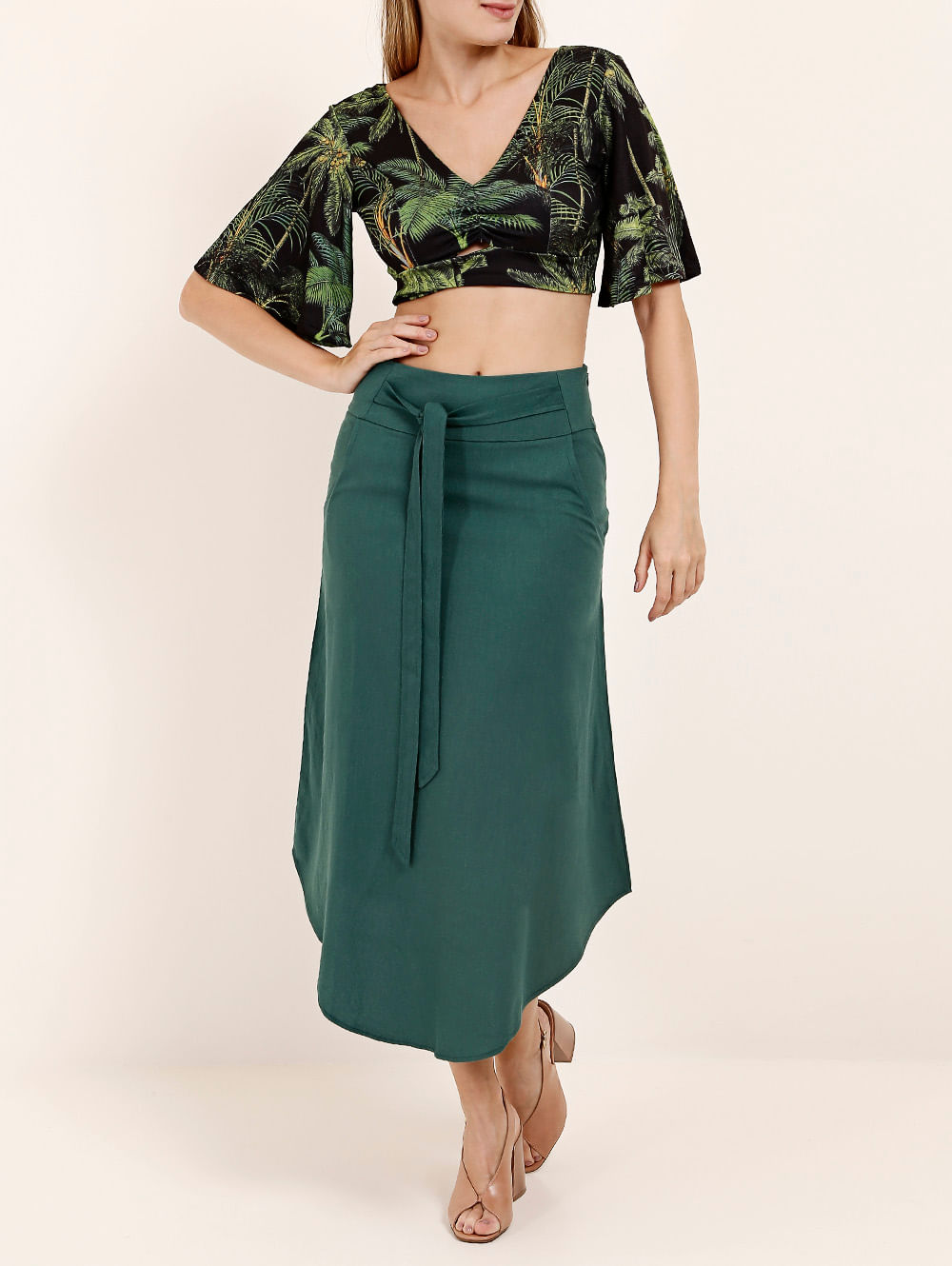 blusas estilo tropical