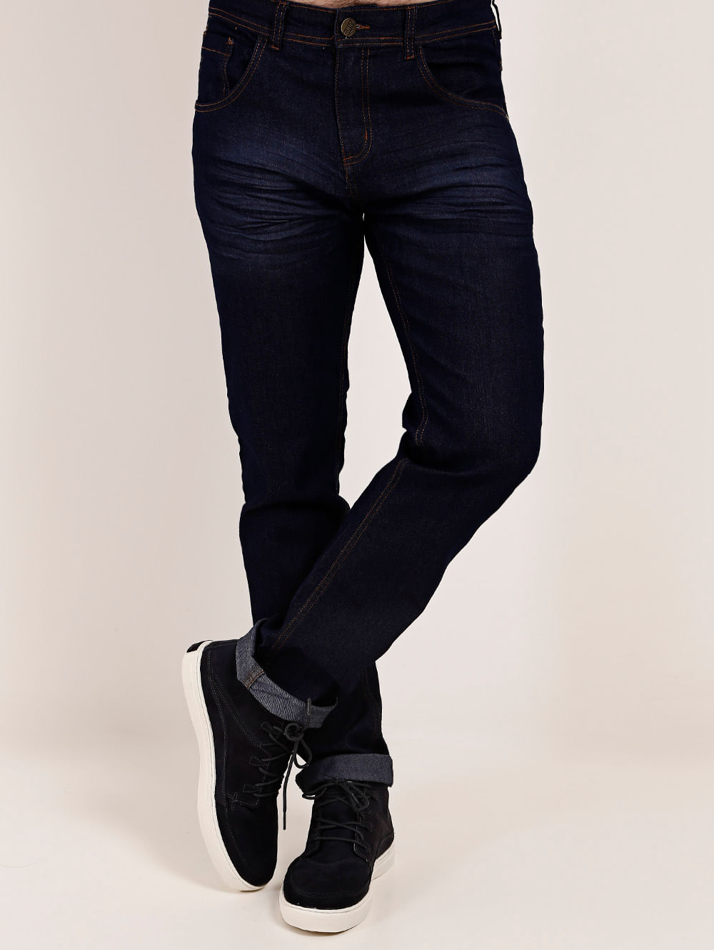 jeans azul marinho