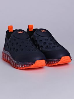 tenis bibi azul e laranja