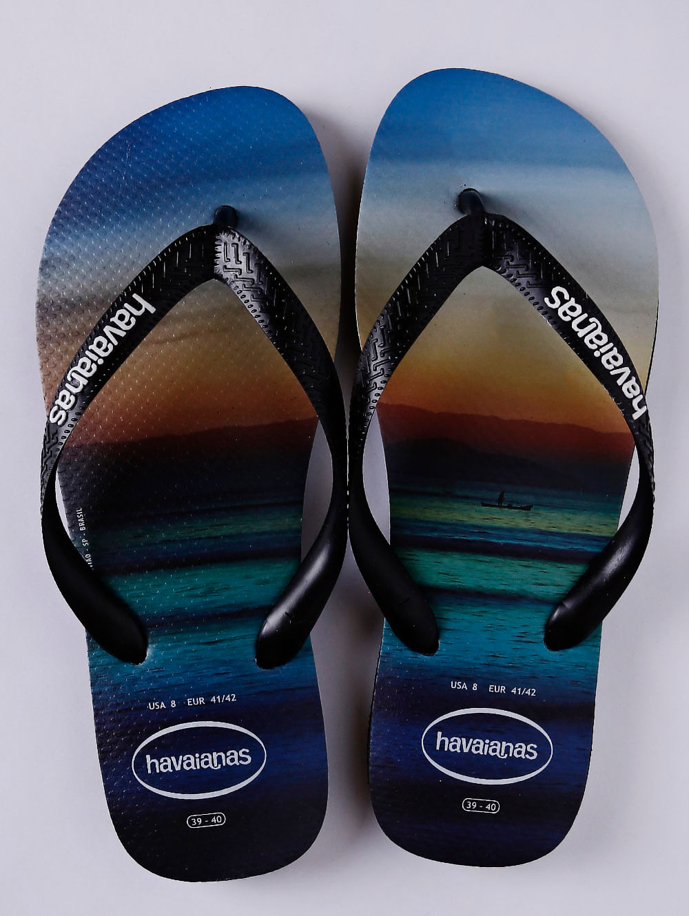 chinelo havaianas preto masculino