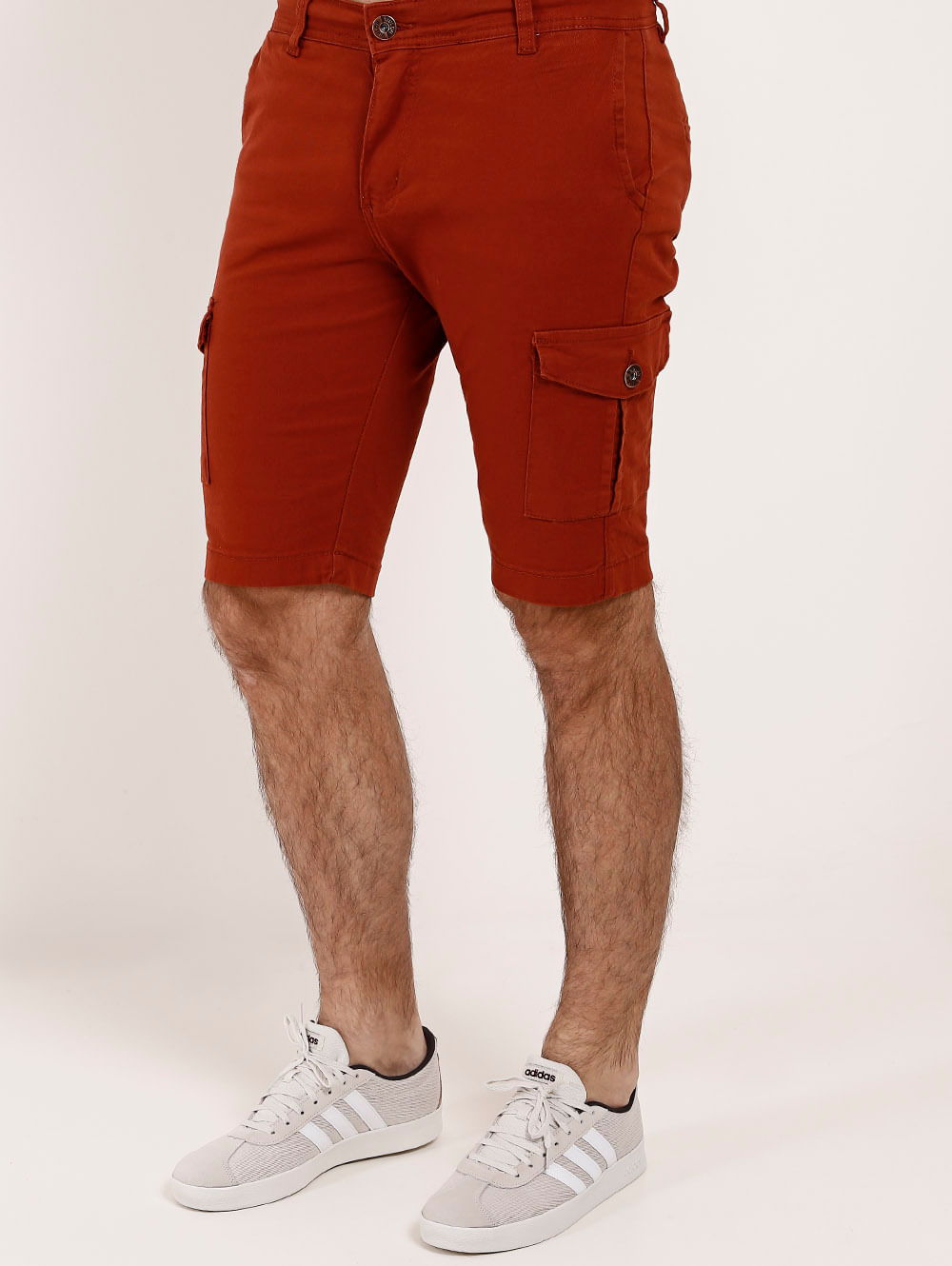 bermudas masculinas de sarja