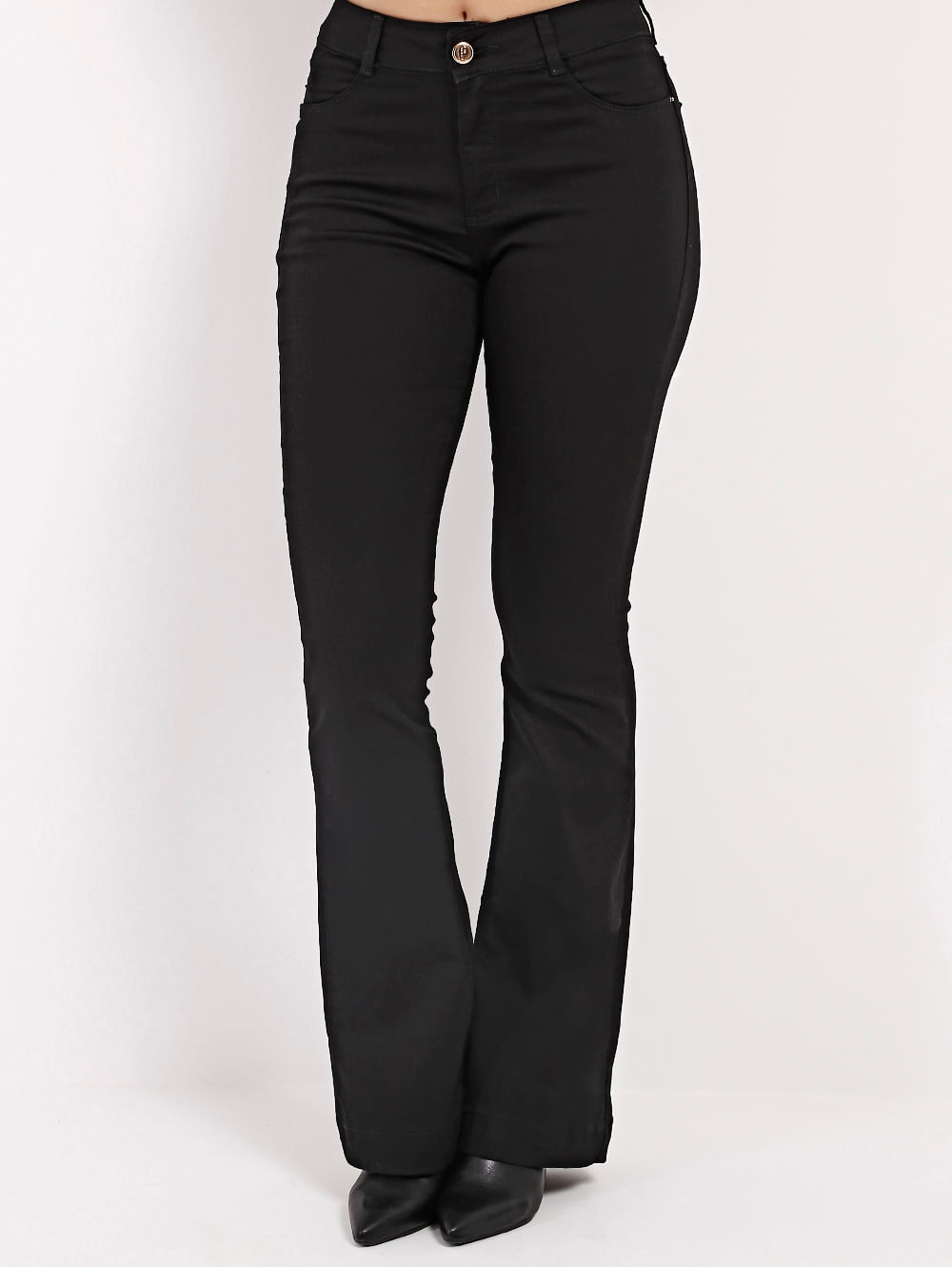 calça feminina preta jeans