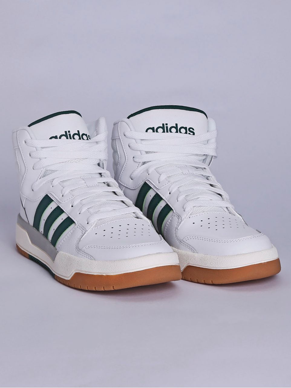 adidas cano alto masculino branco