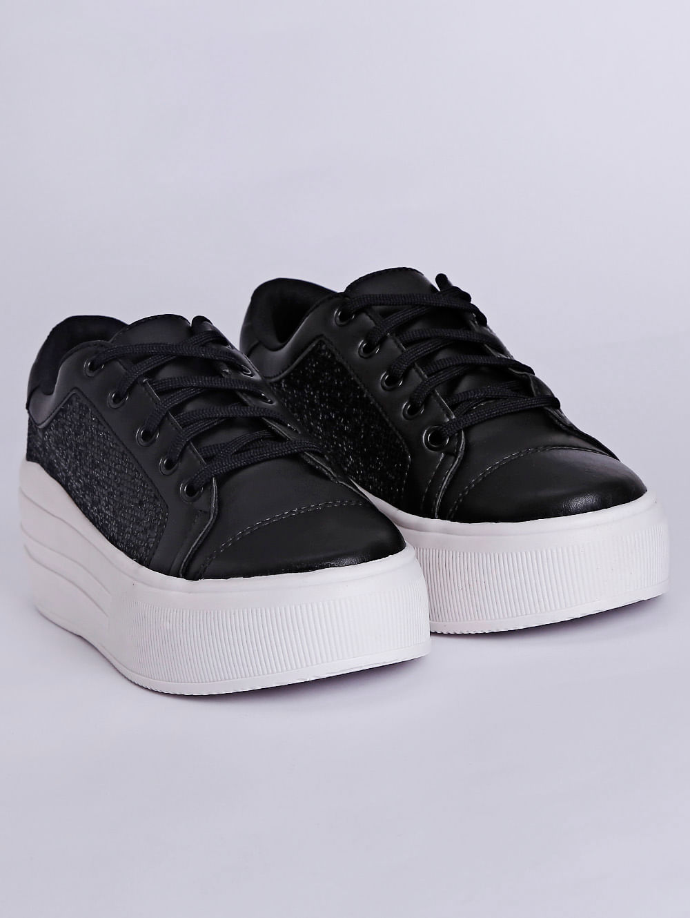 tenis flatform todo preto