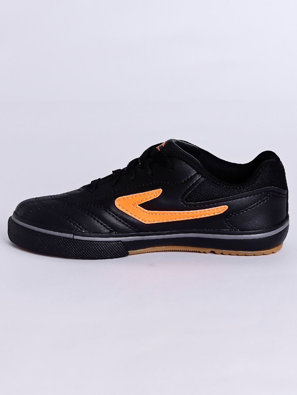 tenis futsal topper laranja