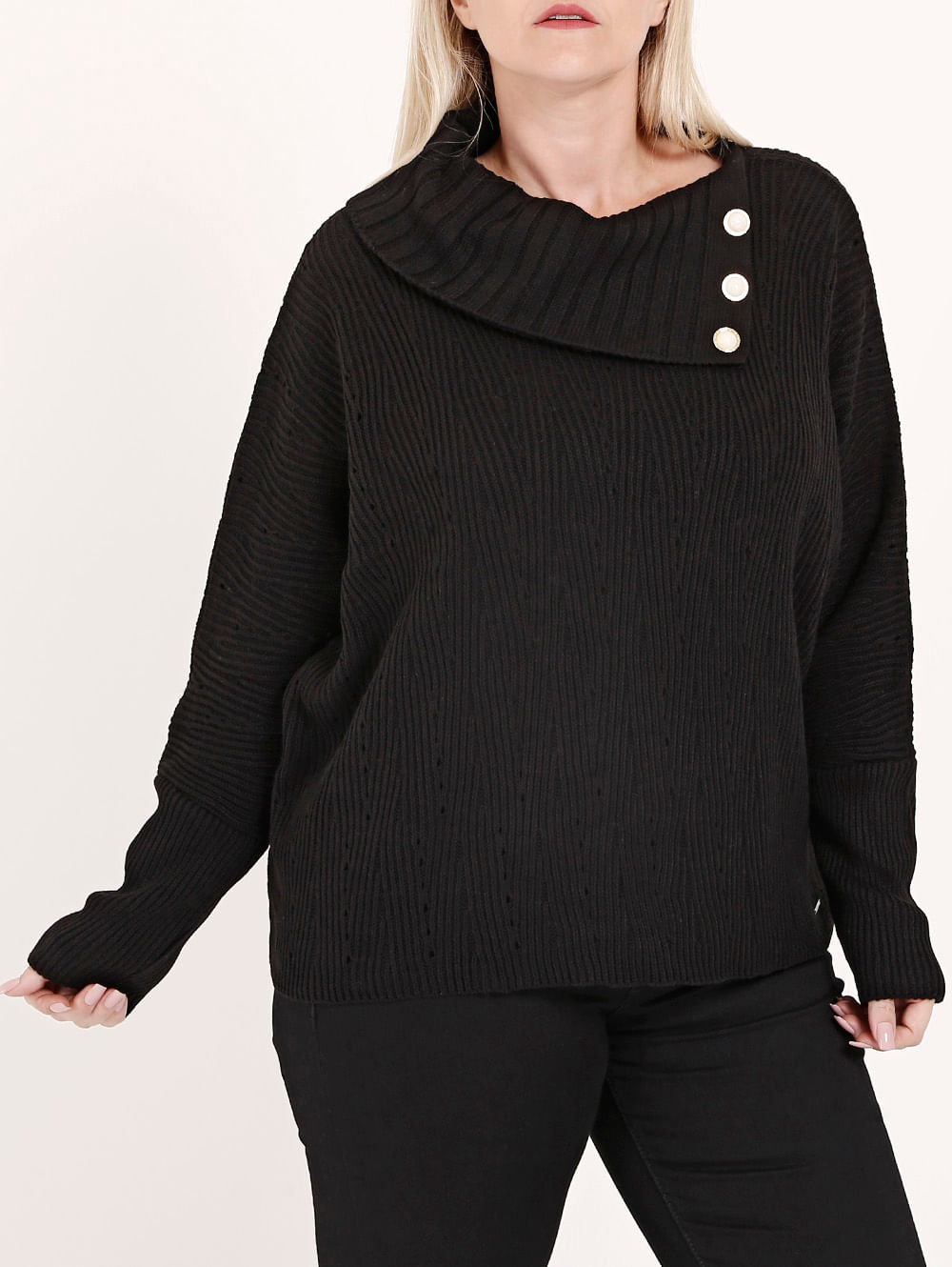blusa de tricot feminina plus size