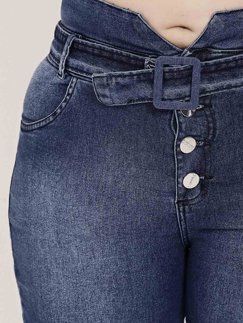 bermuda cos alto jeans