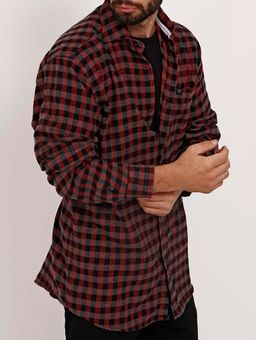 camisa xadrez em flanela