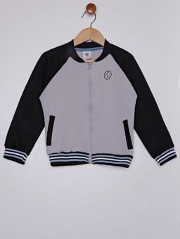 jaqueta bomber cinza