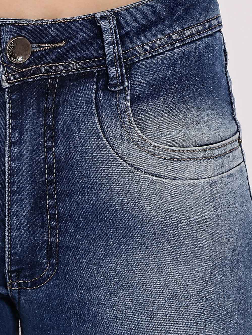 calça jeans estonada