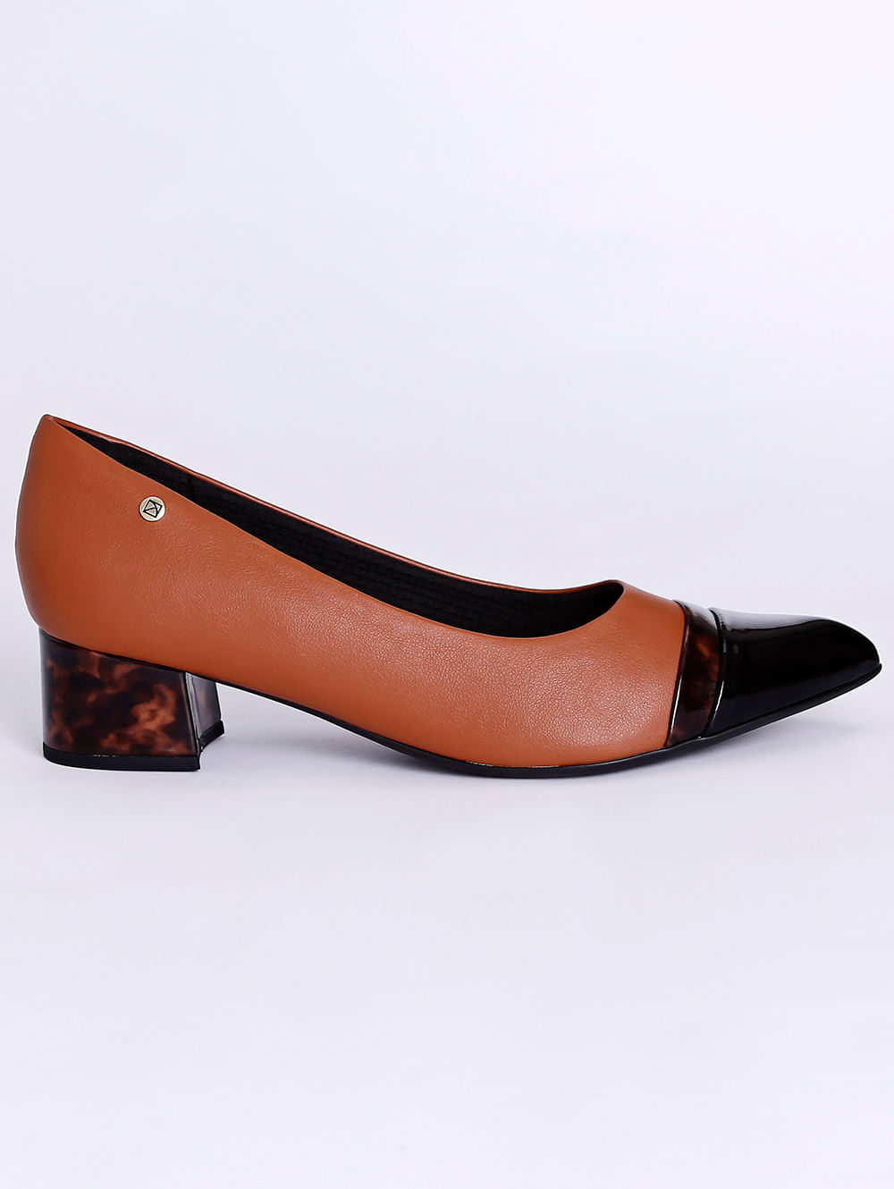 sapato scarpin marrom