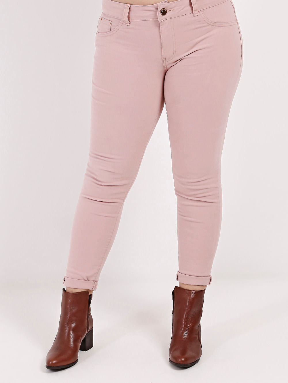 calca jeans rose