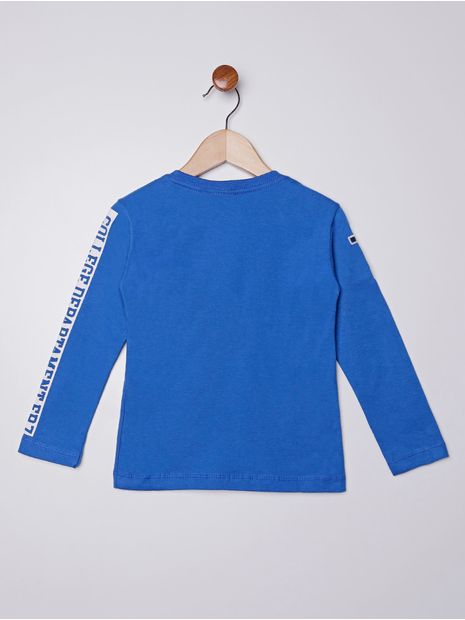 Camiseta-com-Bolso-Manga-Longa-Infantil-para-Menino---Azul