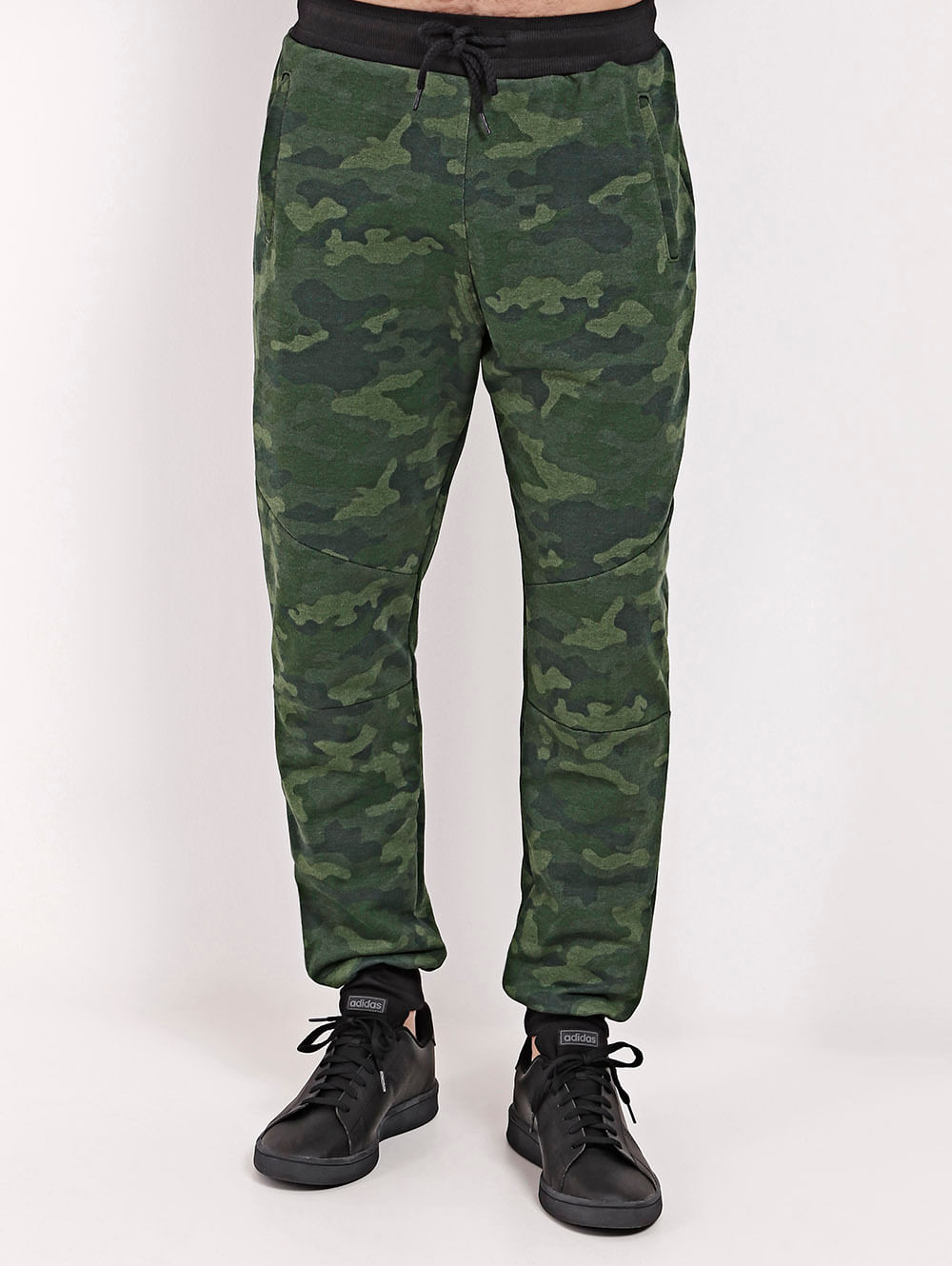 calça camuflada azul masculina
