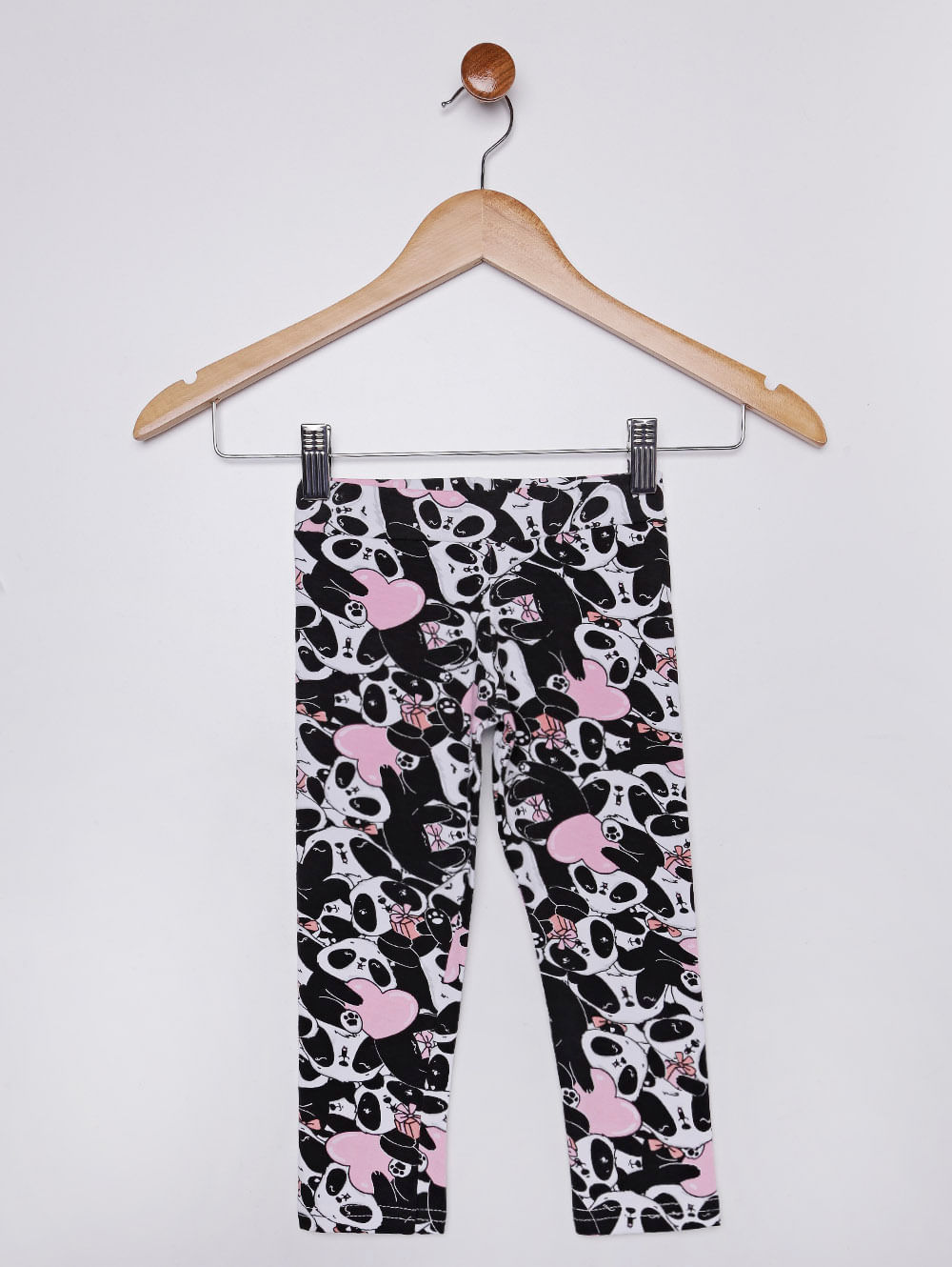 calça legging infantil rosa