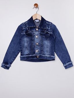 jaqueta jeans feminina infantil