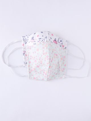 Kit de Máscaras Infantil Para Menina - Branco/verde 10-16 é ruim? Kit de Máscaras Infantil Para Menina - Branco/verde 10-16 é boa?