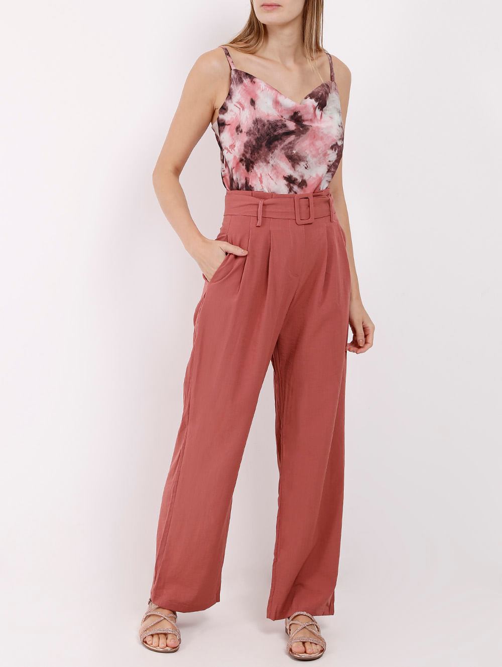 calça eagle rose