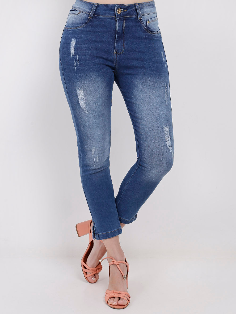 capri feminina jeans