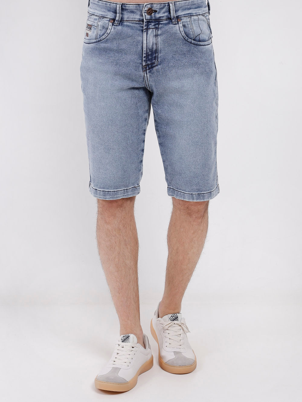 bermuda jeans moletom masculina