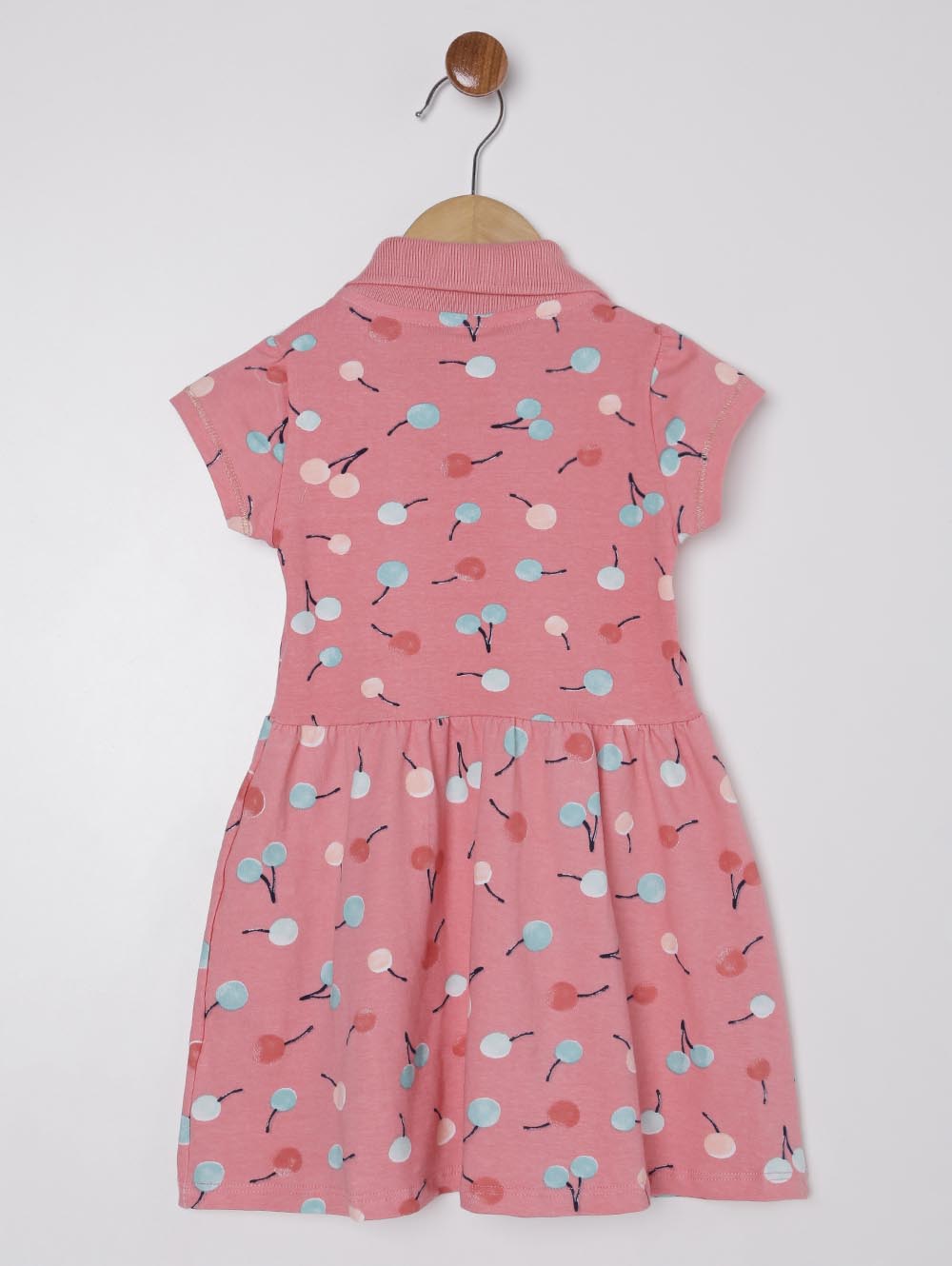 vestido infantil salmão