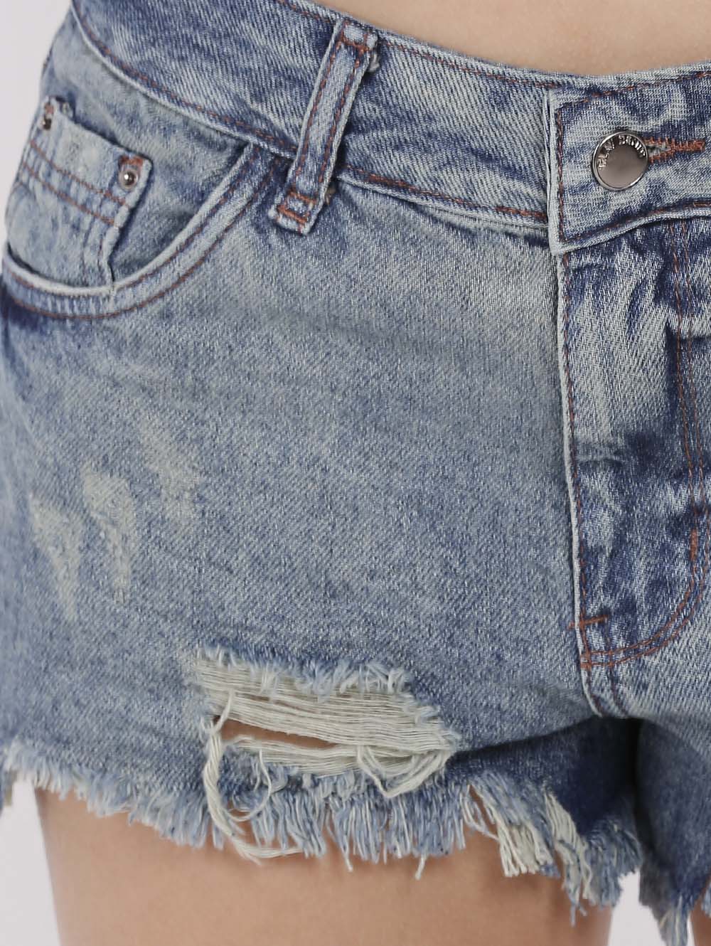 shorts jeans destroyed feminino