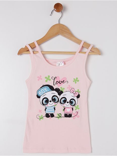 Blusa Regata Infantil Para Menina - Rosa 1 Menor preço em Blusa Regata Infantil Para Menina - Rosa 1