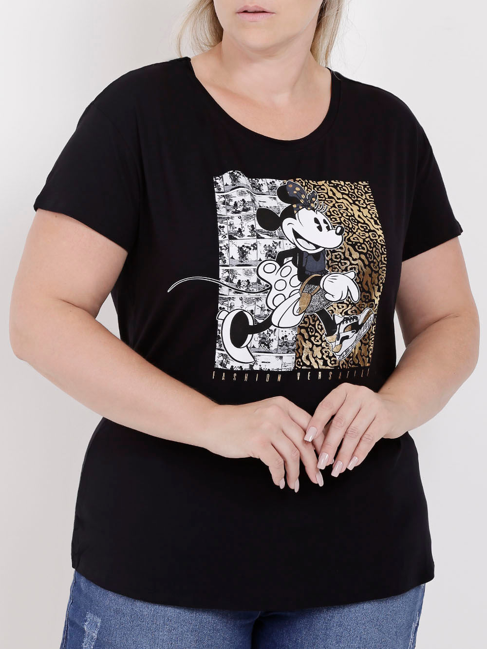 camisetas disney feminina plus size